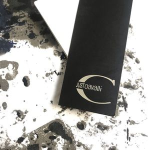 NWT Just Cavalli Abstract Print Skinny Trousers EU 30